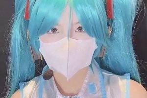 超顶校花极下水美少女《小敏儿》初音未来的服务