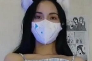 网红妹子嫩妹《Miao喵酱》11月定制丝袜活力热舞