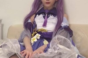 《原神刻晴》cosplay自我安慰 私拍