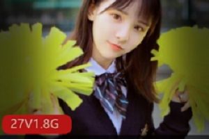 日系coser《元气少女花狸追》猫耳双马尾高中生