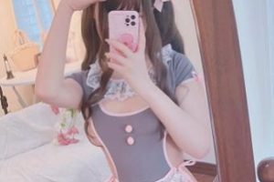 Twitter微密圈网红《小蔡头喵喵》可爱女仆视频