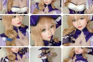 B站ts天花板《sola酱也要成为双马尾》女装发电卖肉视频