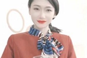 抖音长得像极了江疏影的美女网红（多乙），穿着火红糖心装粉色高跟鞋的抖音热舞